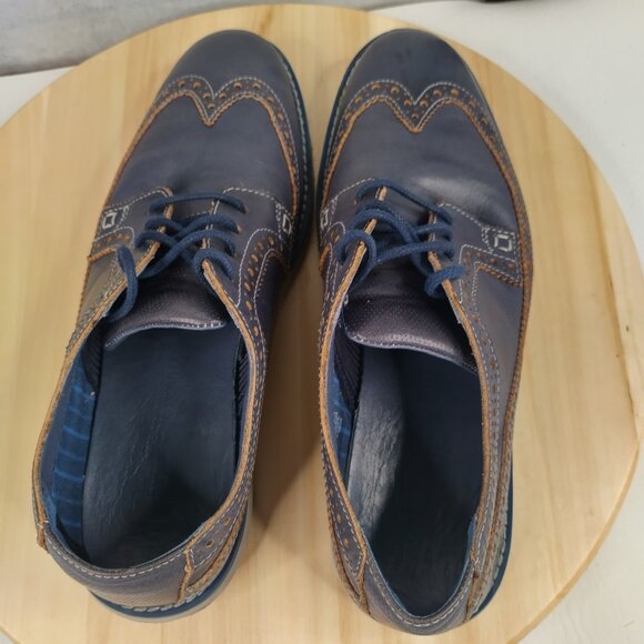 Timberland Earthkeepers Sensorflex Technology Oxford Wing Tip Blue Men US 7 - Picture 7 of 13